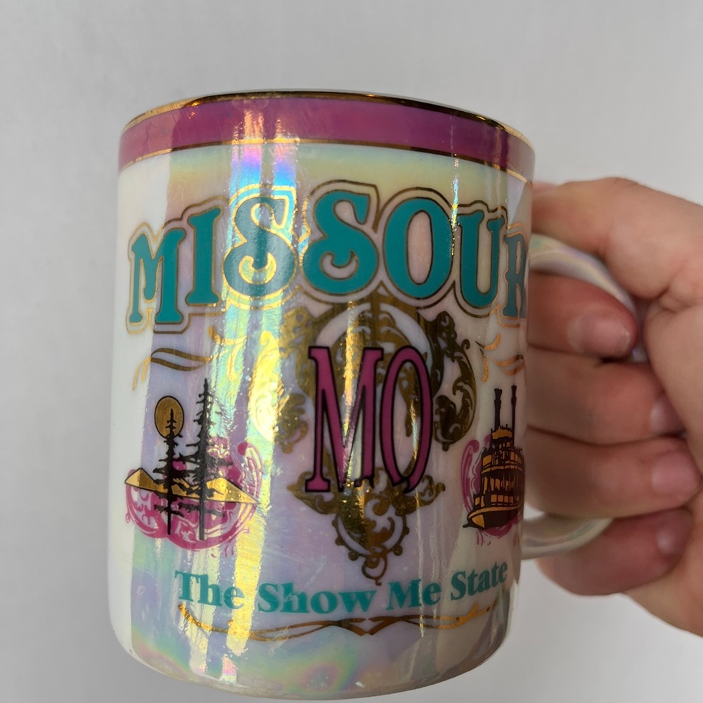 3/$30 🌟 Vintage Iridescent Missouri Mug - Picture 3 of 7